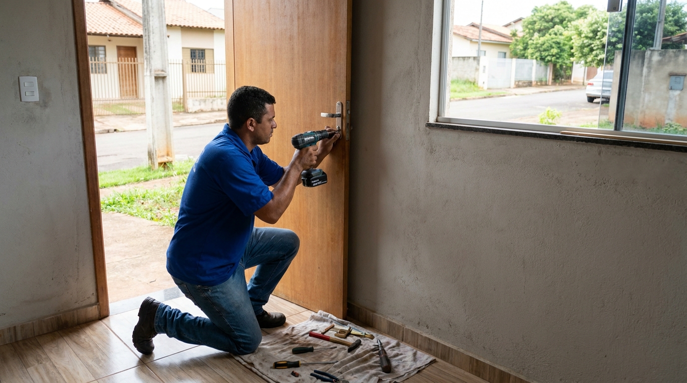 Instalação de Fechadura Residencial profissional em Feira de Santana‑BA